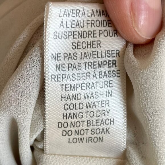 TWIK Simons Floral Camisole Top Racerback Lined Cream Pink Summer Women's XL - Picture 8 of 13